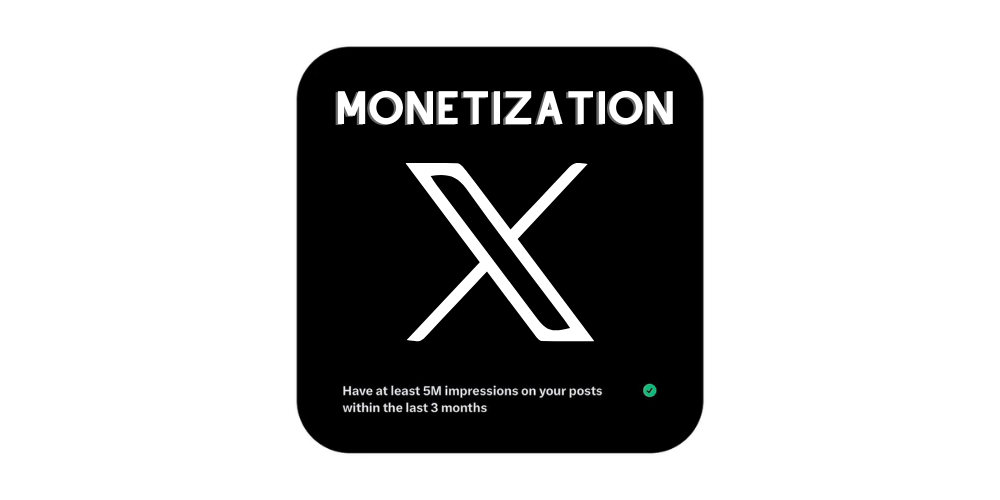 X Twitter Monetization Package
